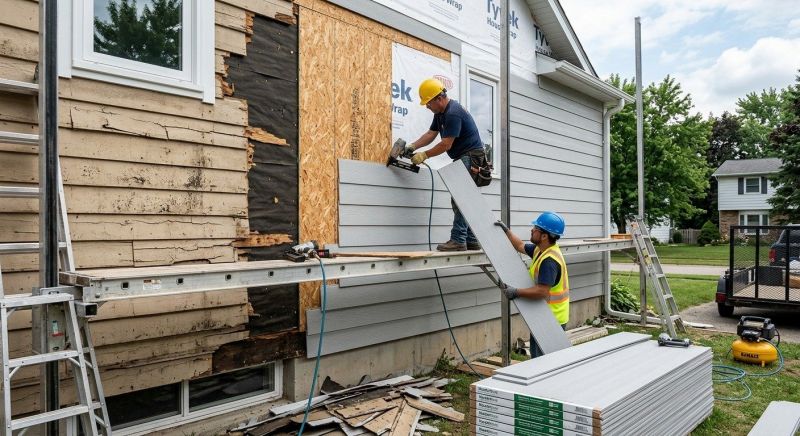 Faux Wood Siding Installation in Fairfield County, CT