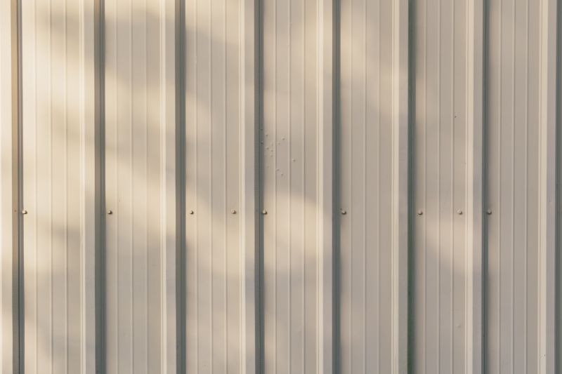 Close-up of Repaired Siding